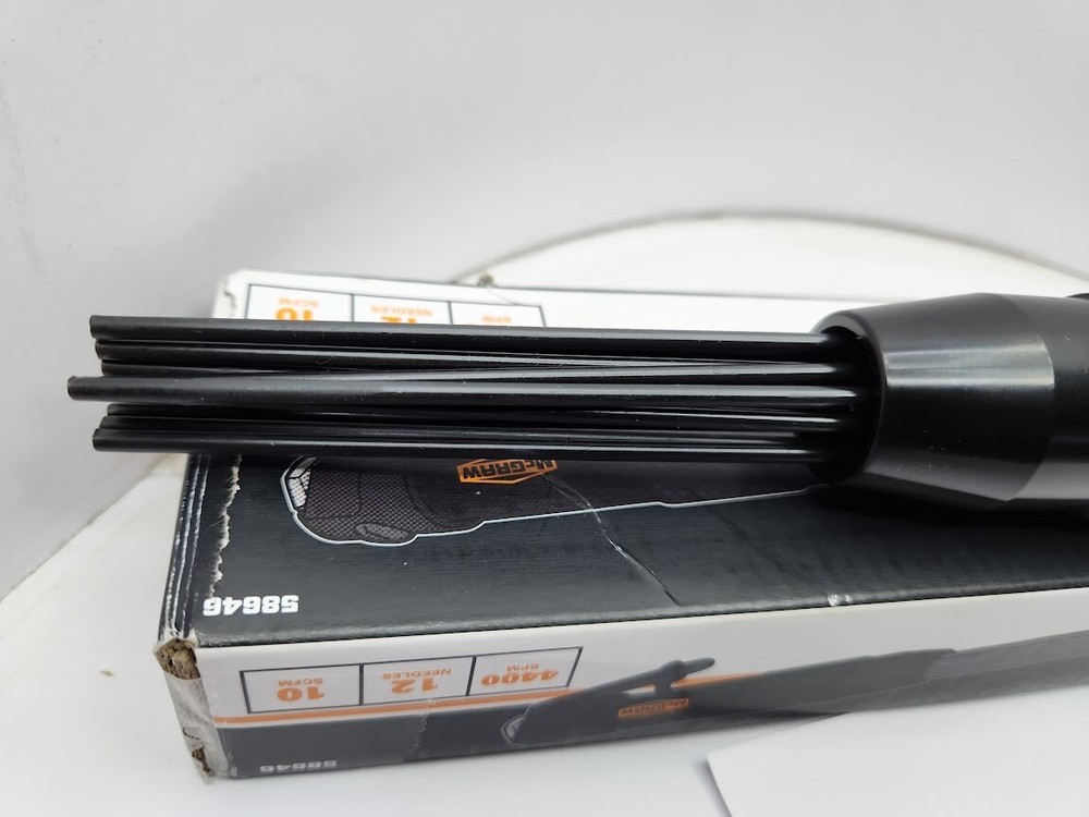 Compact Air Needle Scaler Powered Pneumatic Rust Paint Weld Removal Tool