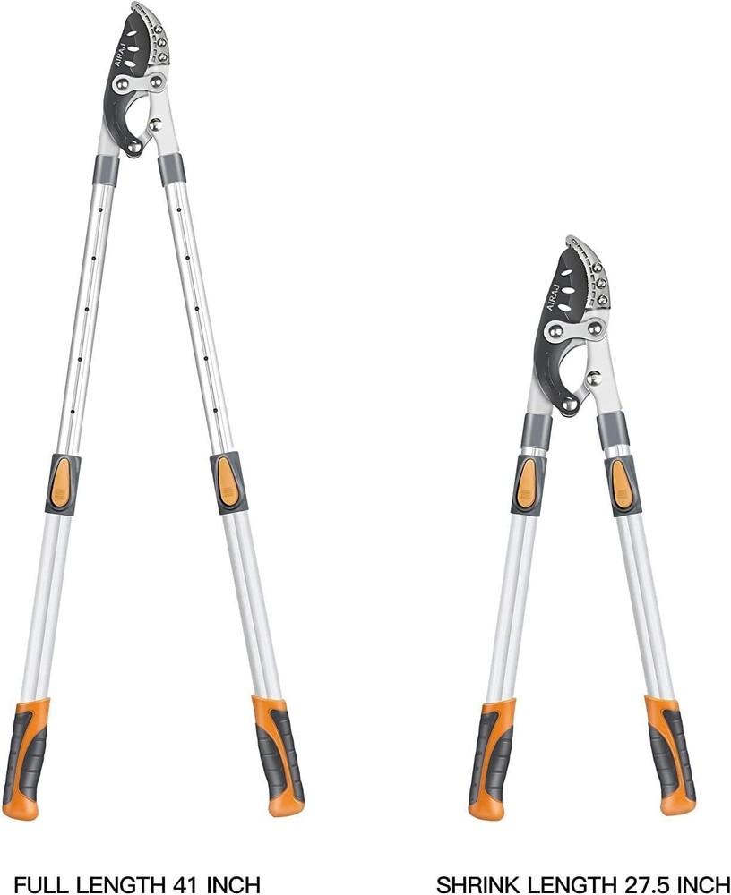 27-41'' Extendable Anvil Loppers Heavy Duty Tree Trimmer Chops Thick Branches
