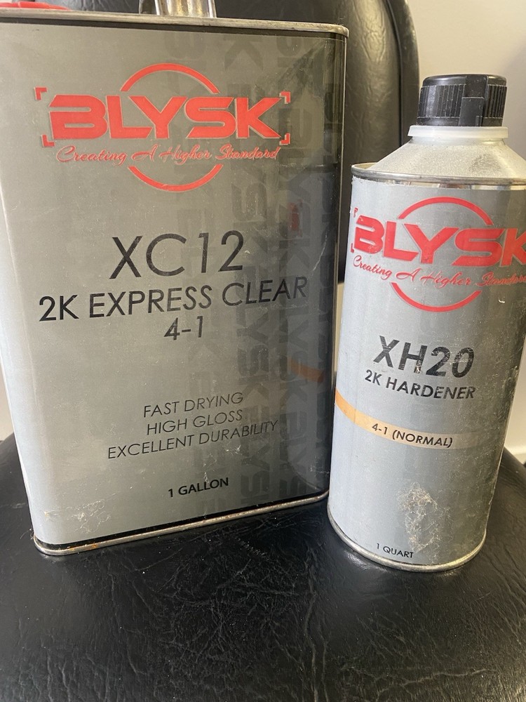 High Gloss Express Clear Coat Gallon Kit 4:1 With Activator