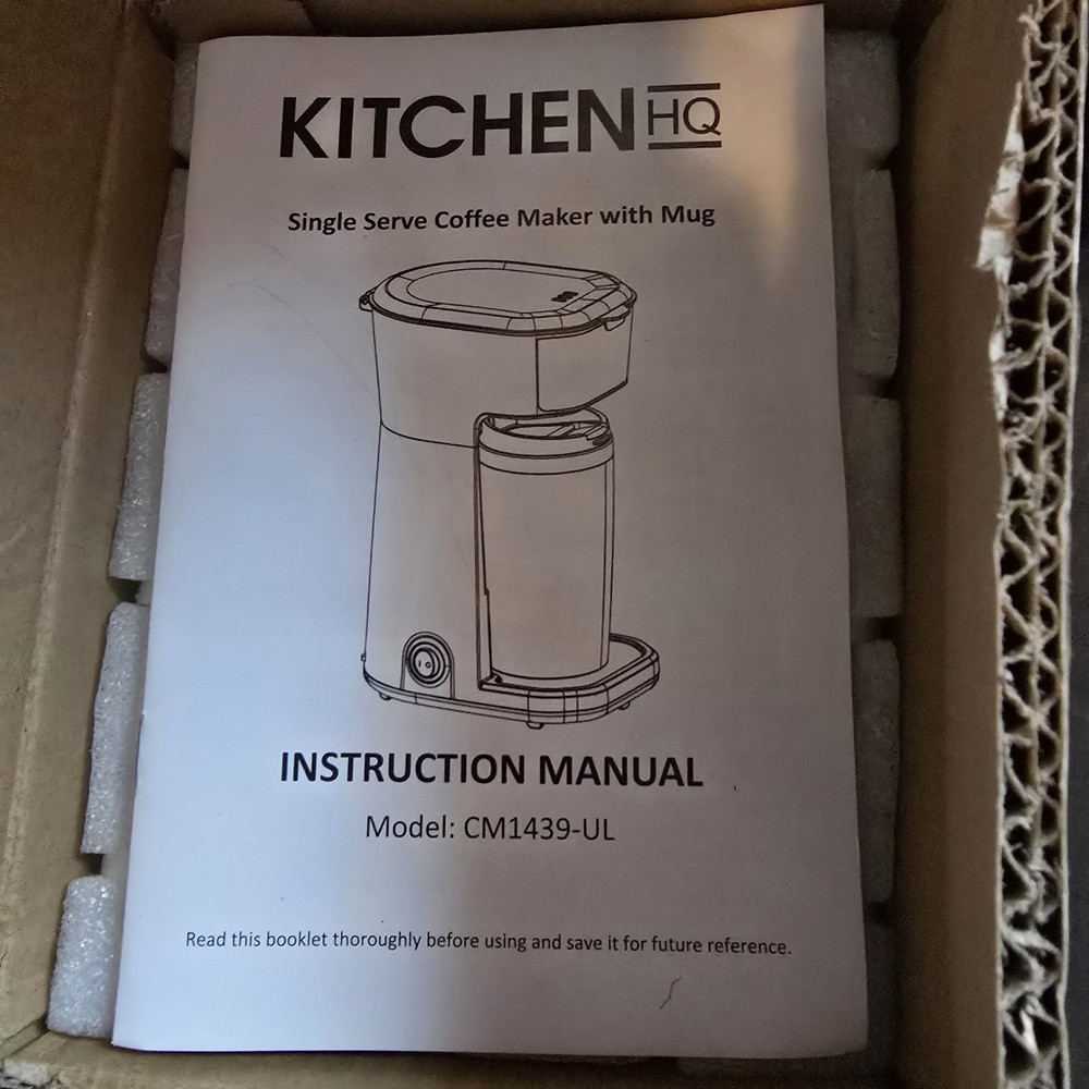 Single Serve Coffee Maker