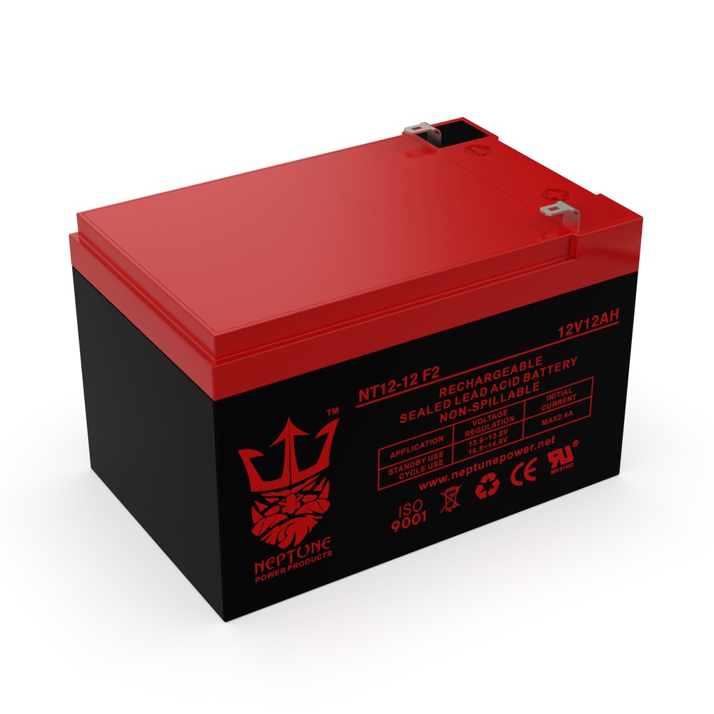 Golden Technologies Buzzaround Models  12V 12Ah Battery by Neptune - 2 pack