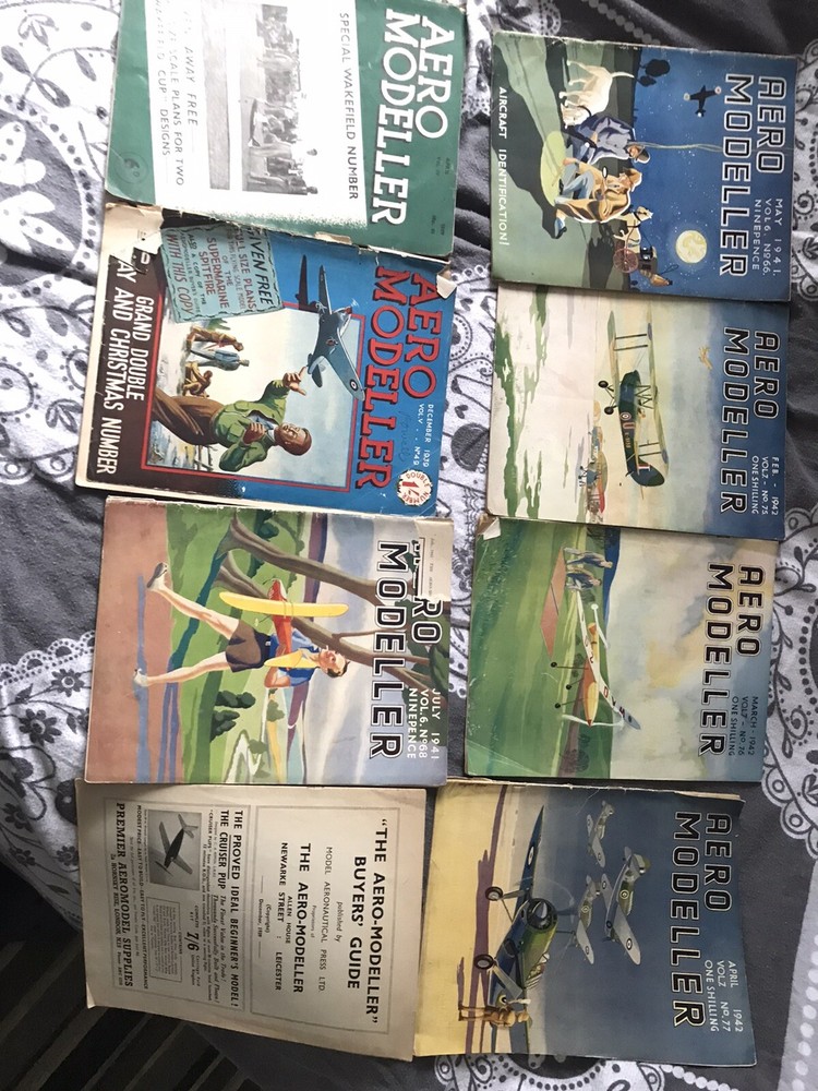 6 Aero Modeller Magazine’s From 1939 -1942