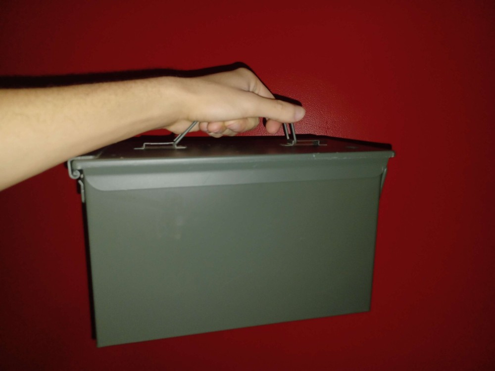 SWISS ARMY REINFORCED PLASTIC AMMO CAN