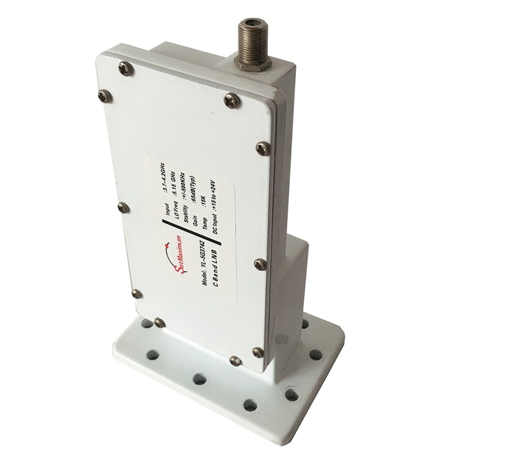 5G Filter Inside C Band Single Polarity LNB With Input 3.7-4.2GHz