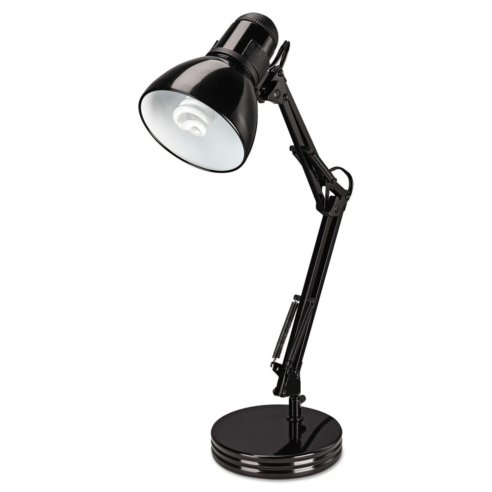 ALE Architect Desk Lamp, Adjustable Arm, 22" High, Black