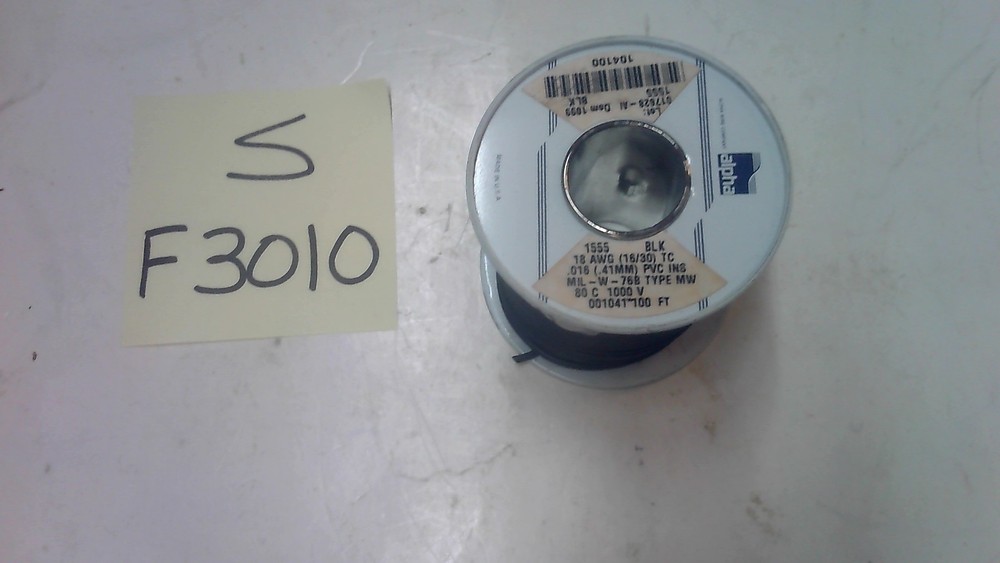 104100 ALPH 100FT 18AWG BLACK WIRE