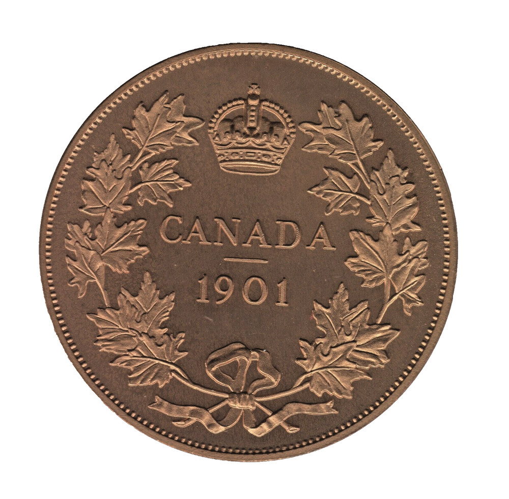 1901 Canada – Edward VII – Proof-Like Retro Pattern Coins – Original Case