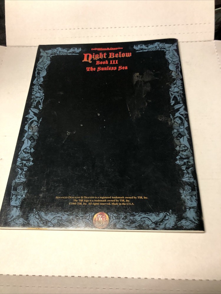 AD&D Dungeons & Dragons Night Below An Underdark Campaign