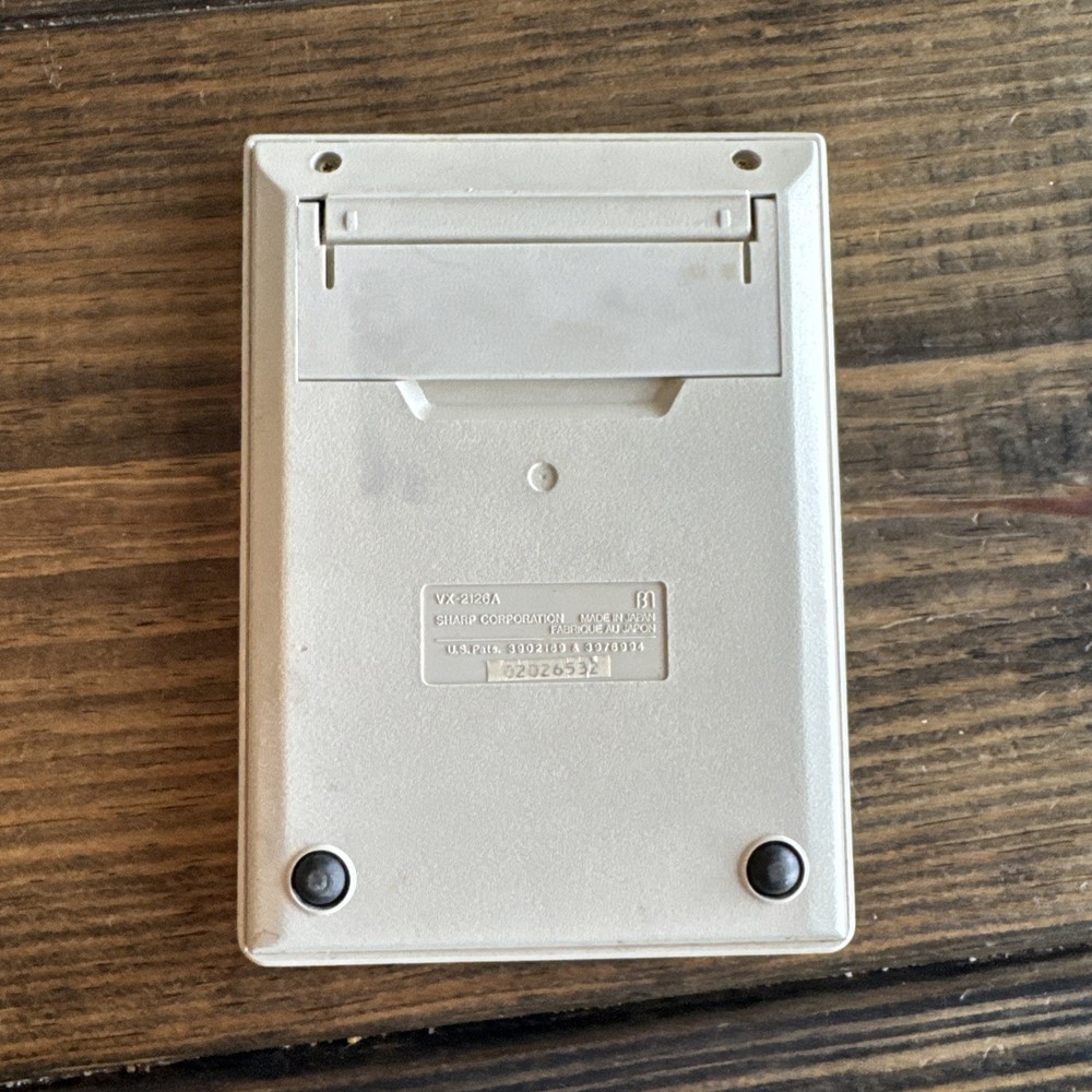 Sharp Compet VX-2126 Vintage 12-Digit Solar Calculator