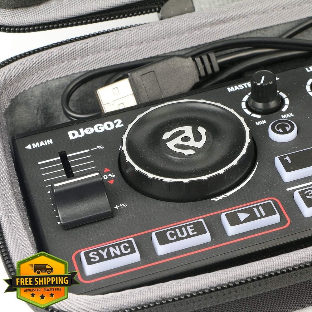 co2CREA Hard Case for Numark DJ2GO2 Touch DJ Controller