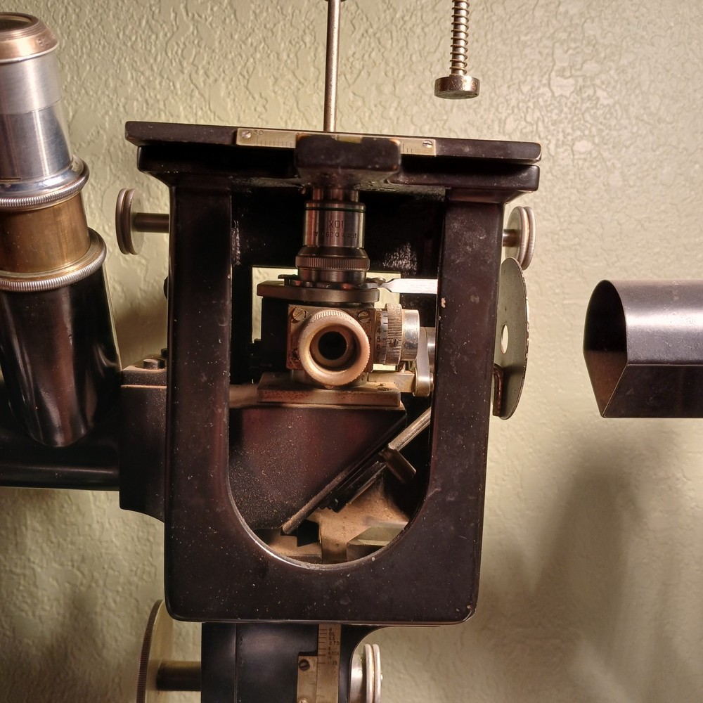 Bausch and Lombe Vintage Metallurgical Analytical Microscope