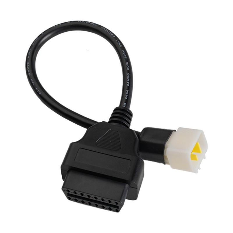 OBD to 6 Pin Adapter Cable for DELPHI Motorcycle Diagnostic