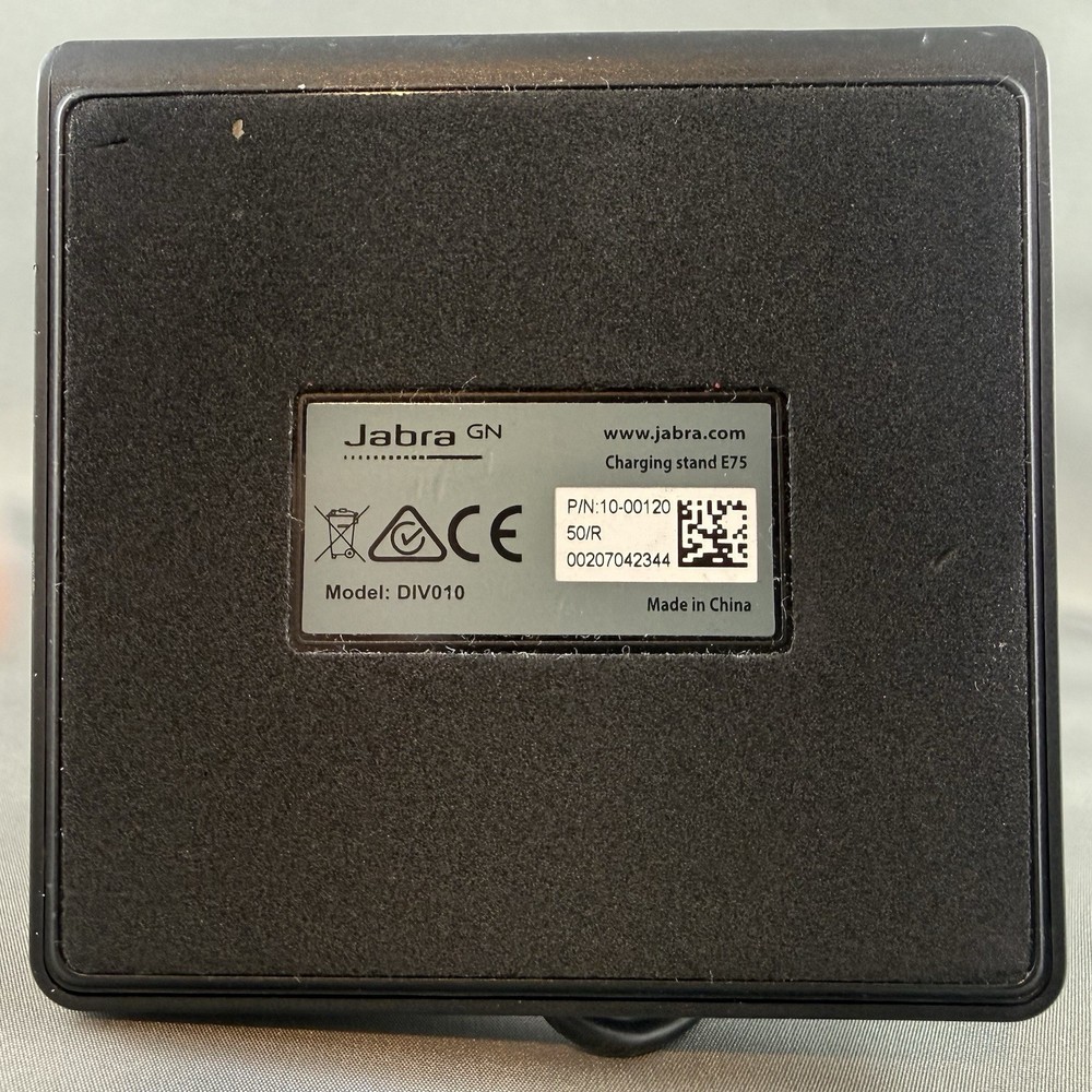 Jabra Evolve 75 E75 Headset Charging Stand USB DIV010 -