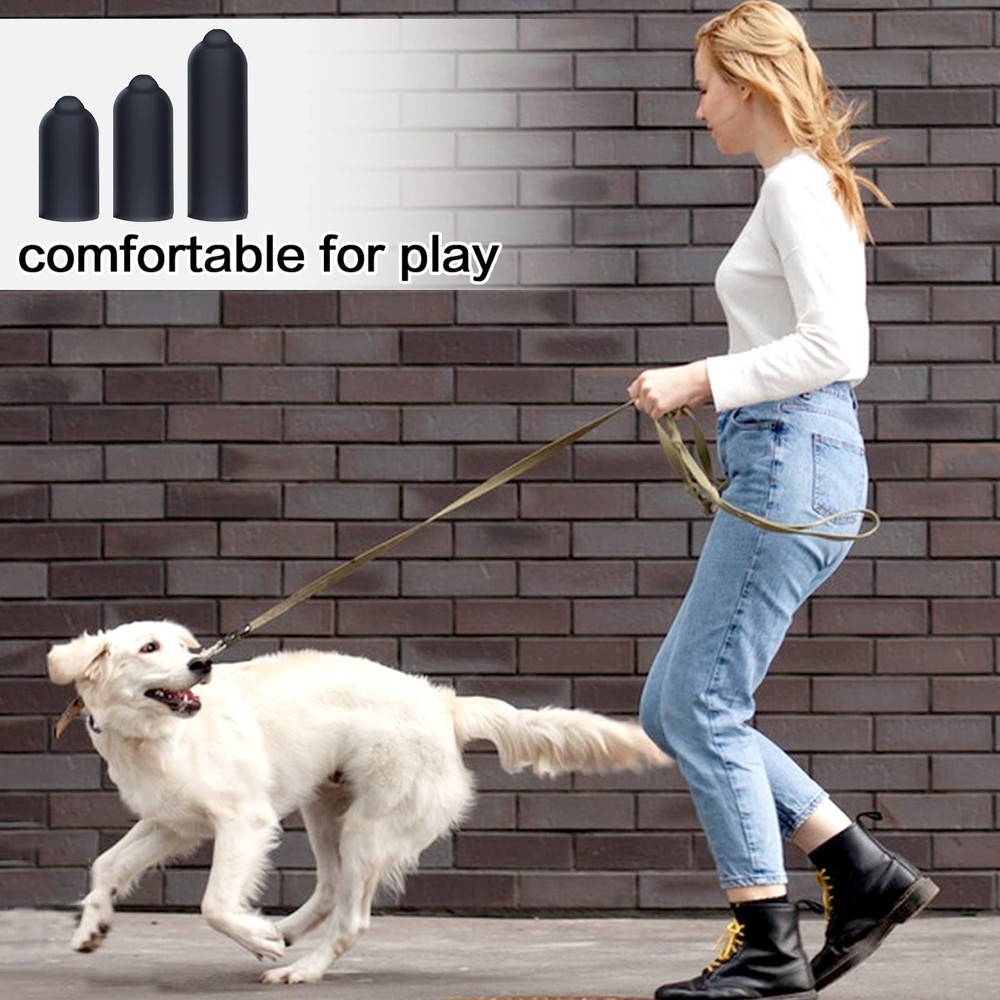 Dog Training Collar Rubber Tips 24 Replacement Silicone Caps for Bark Collars