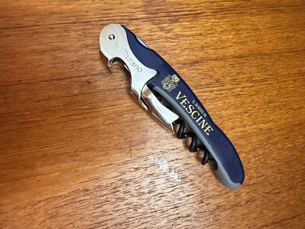 Murano VESCINE Waiters Corkscrew Wine Key Opener