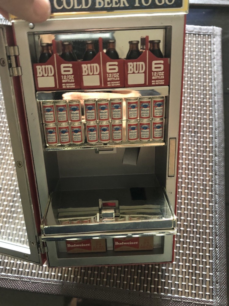 budweiser metal bank