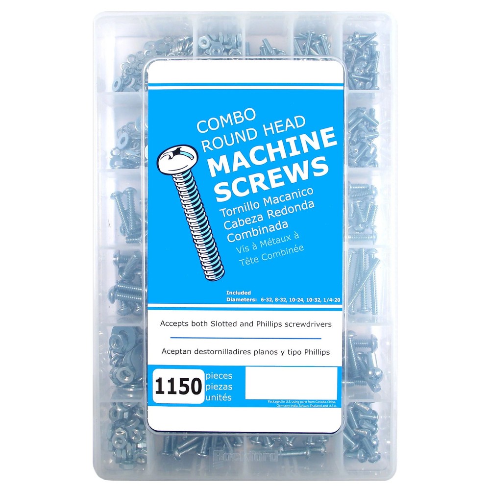 Machine Screws Large Project Kit (1150 pcs.)