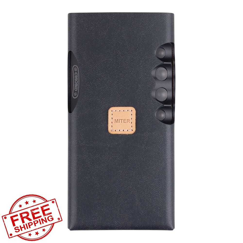 MITER Case Chord Mojo 2 + Poly Black Leather Cover