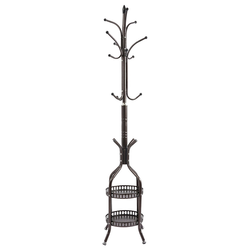 Coat Rack Stand Hat Bag Stand Coat Hanger Stand Sturdy High Space Utilization