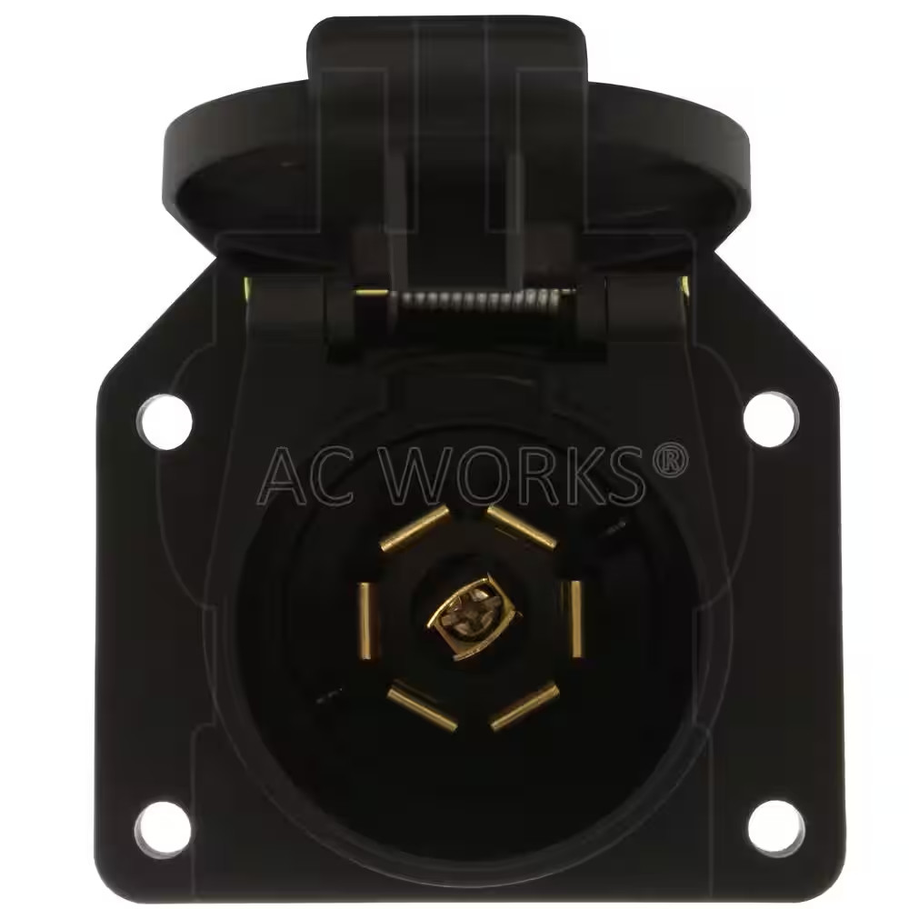 7-Way Truck/Vehicle End Trailer Socket