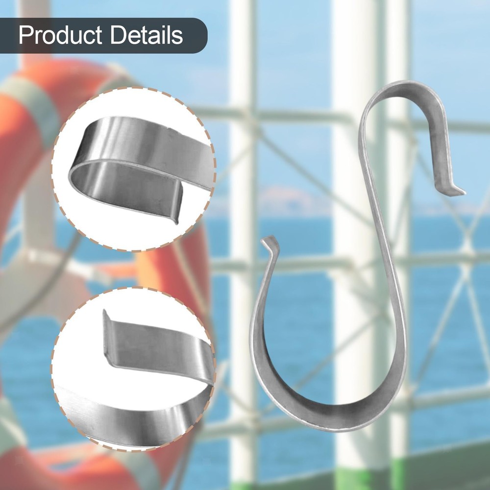 Ring Buoy Bracket High Performance Easy Use Pool Use Sturdy Silver Replacement