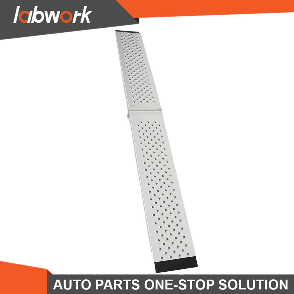 Labwork 76" Folding Aluminum Loading Ramp 600 lbs For Motorcycle ATV Tractors