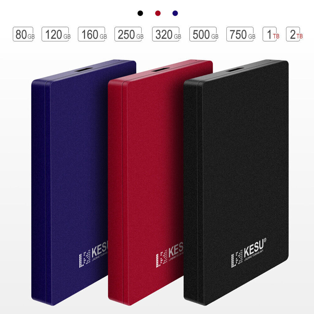 Portable External Hard Drive Disks 2TB USB 3.0 Game Memory Disk Storage Device