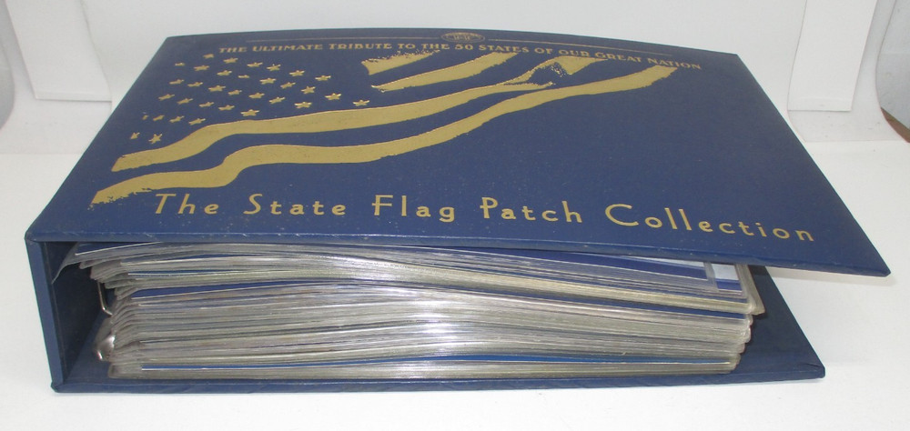 STATE FLAG PATCH COLECTION 51 Patches WILLABEE & WARD Binder CM3523