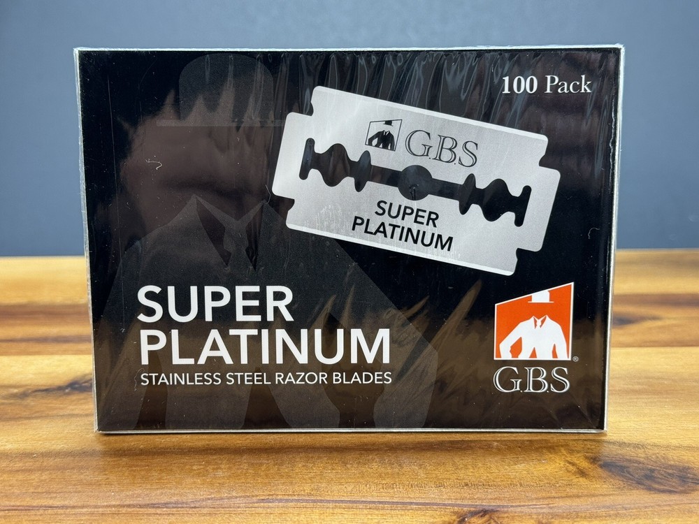 100 Platinum Ultra Sharp Double Edge Cut  Barber Razor Blades