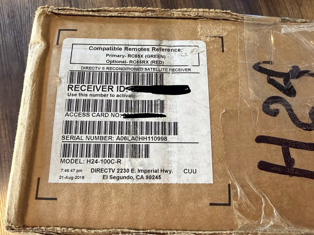 DIRECTV H24 HD Receiver