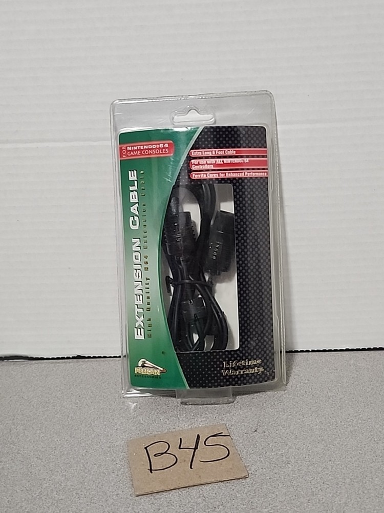 Nintendo 64 Extension Cable 6 FT Pelican New