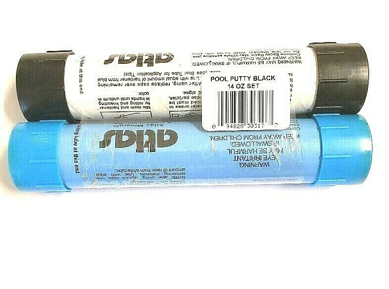 Atlas 530317 Black EpoxyBond Pool Putty - 14 oz