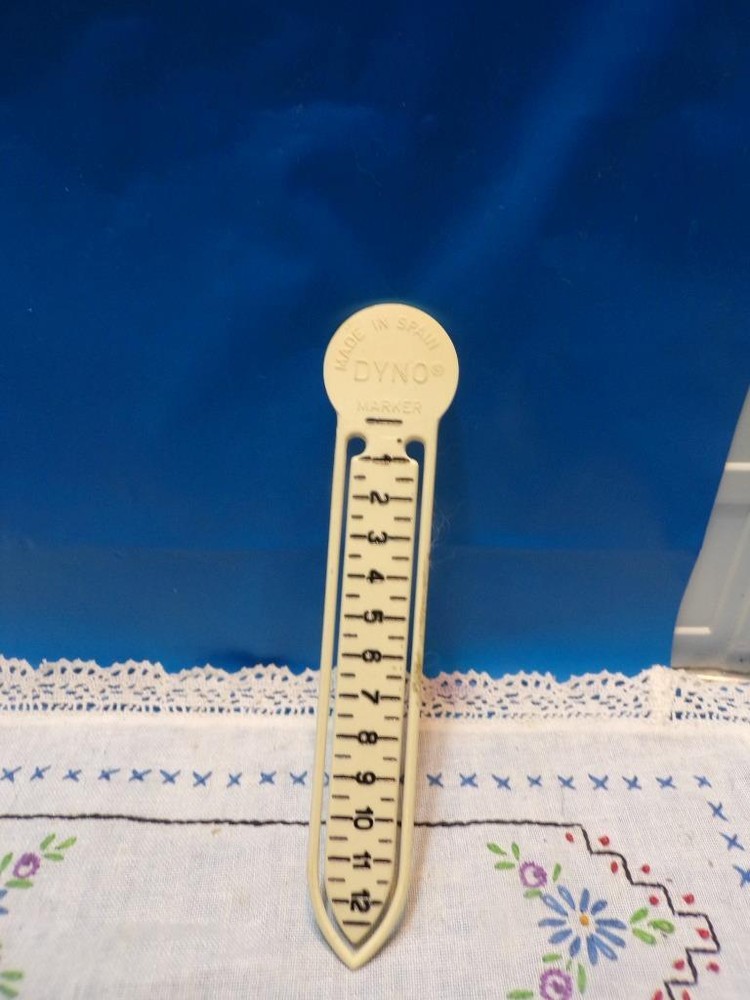 Vintage DYNO MARKER Sewing Ruler - Made in Spain