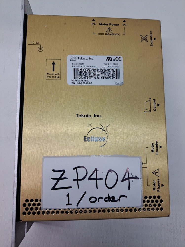 Teknic SST-E750-RCX-4-2-D Digital Servo Drive / Servo Control USED