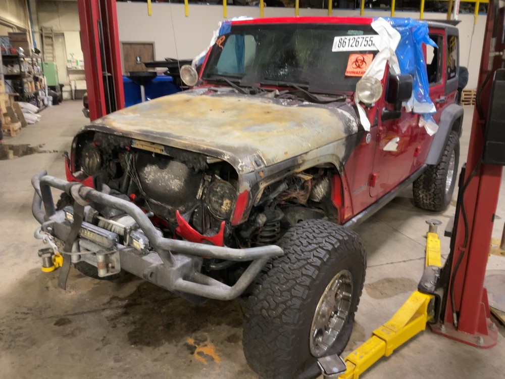 Used Windshield Frame fits: 2011 Jeep Wrangler Grade A