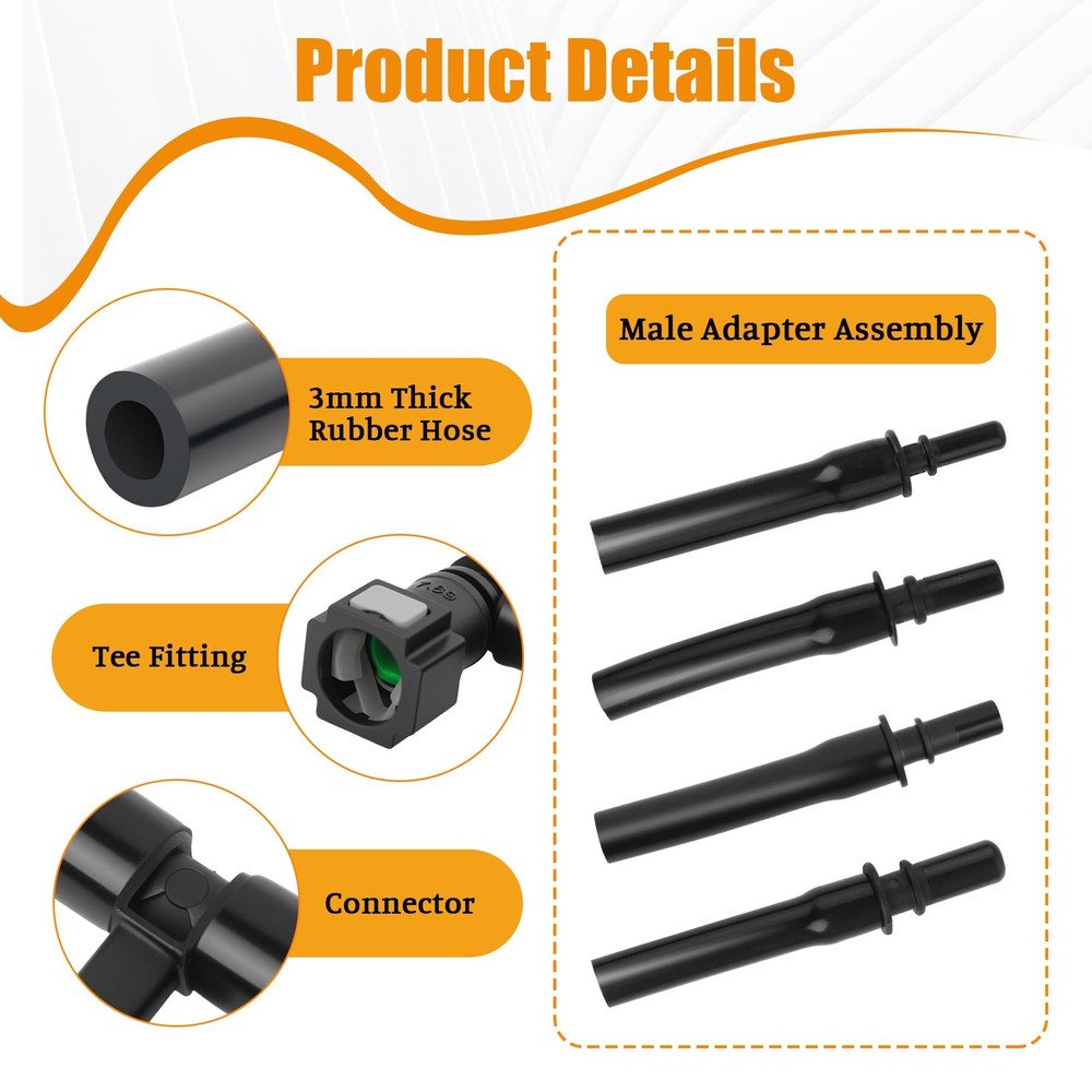 EVAP System Leak Detection Kit, Replace for 96-0190, Compatible with Low...