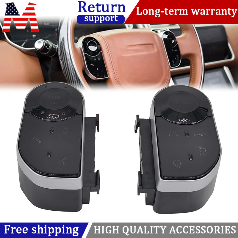 2Pcs Steering Wheel Control Switch Button For Range Rover L405 L494 2013-2017