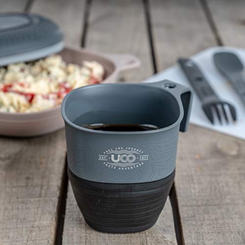 UCO 6-Piece Camping Mess Kit with Bowl, Plate, Assorted Colors , Sizes