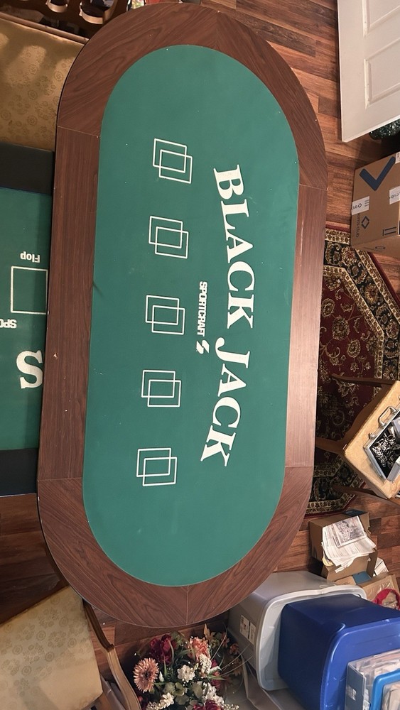 Poker Table With Chips