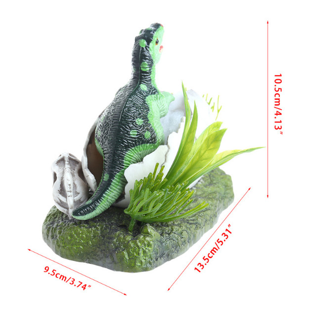 Pneumatic fish tank decoration oxygenation simulation dinosaur shell breaking
