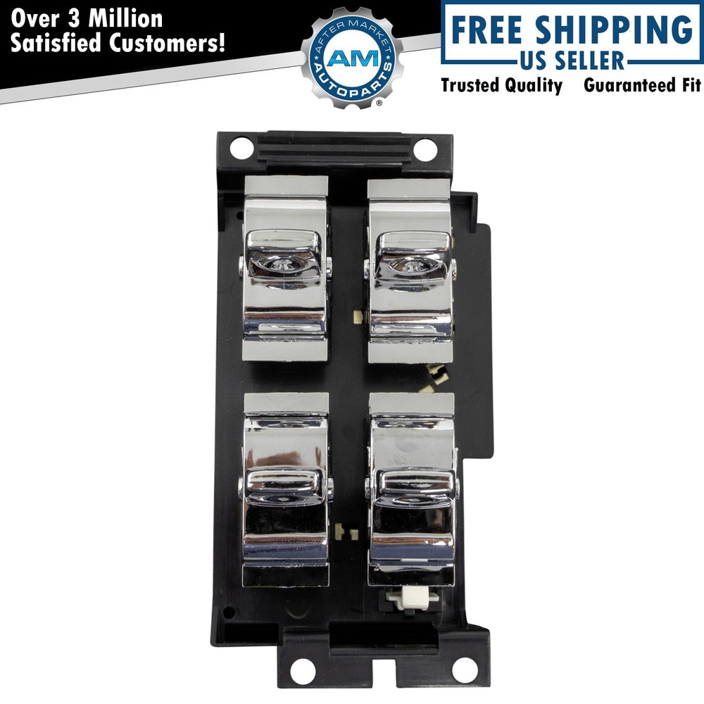 Power Window Switch 4 Button for 91-96 Chevy Impala Roadmaster Cutlass Master