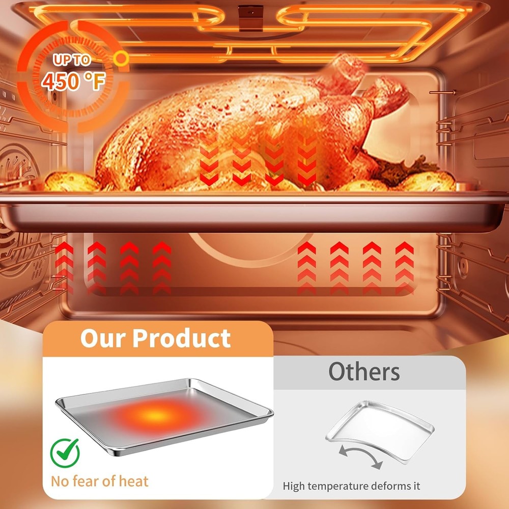 Stainless Steel Baking Sheet Set