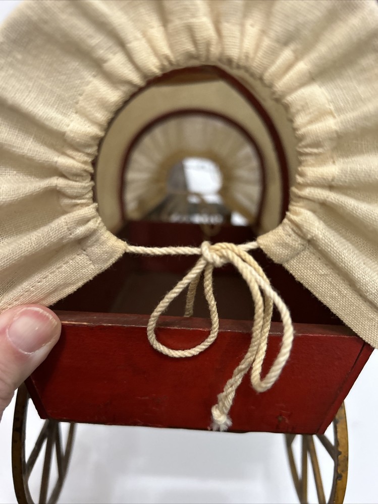 GIBBS GYPSY WAGON PULL TOY HORSE DRAWN COVERED WAGON