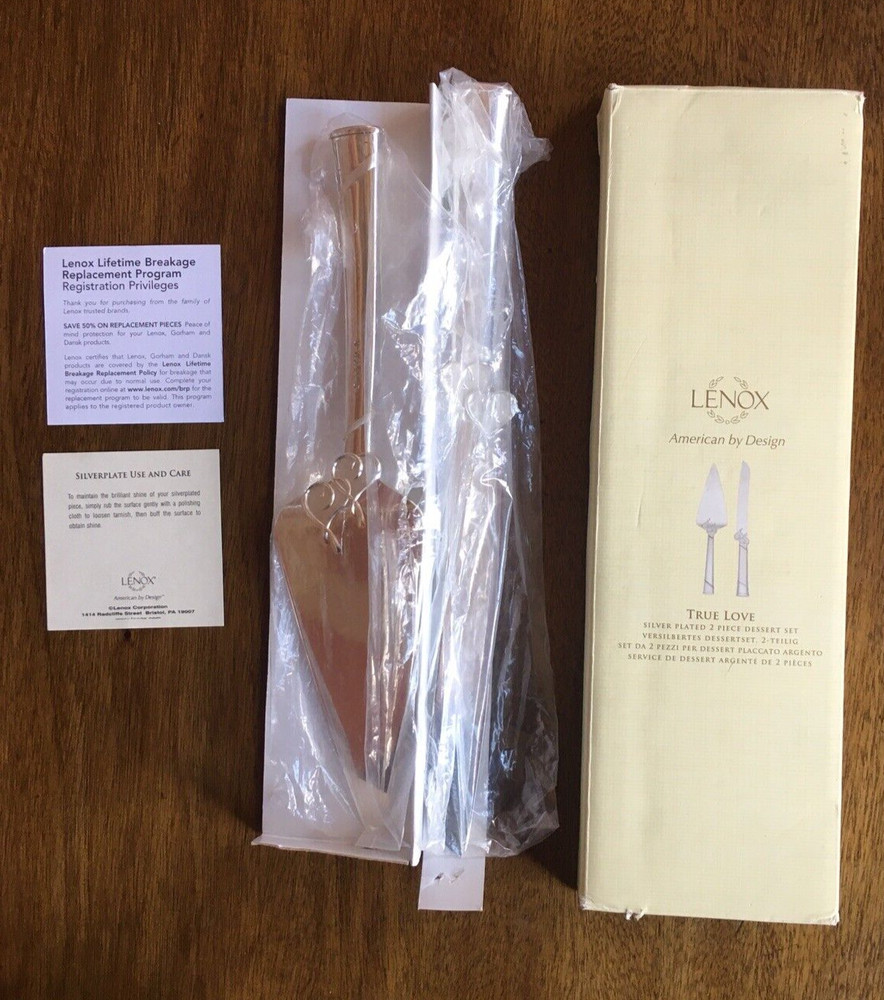 Lenox True Love 2-pc Silverplated Dessert Set