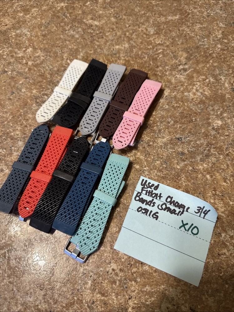 X10 SMALL Fitbit Charge 3 and 4 Soft Replacement Bands Sport Strap