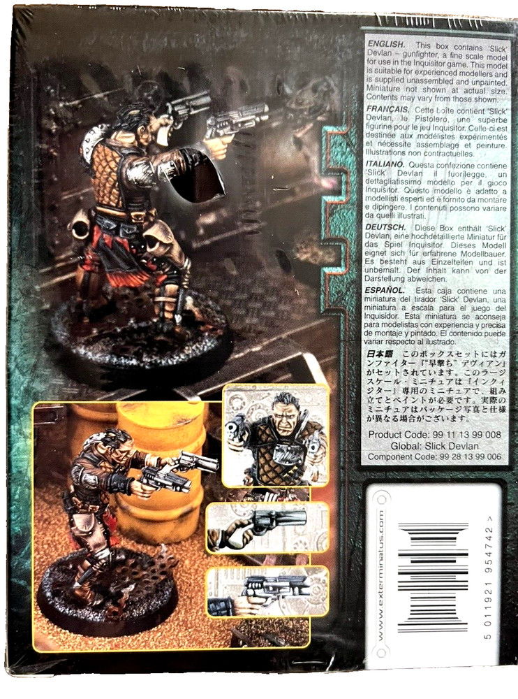Inquisitor 'SLICK' DEVLAN - New in Shrink-Wrapped Box (2001)