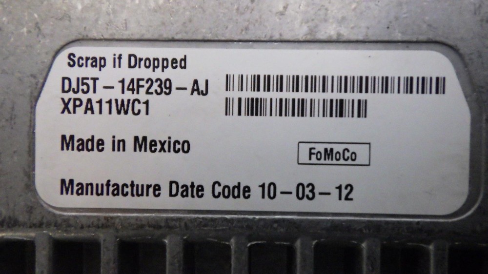 13 FORD ESCAPE Info Screen CJ5T18B955FC