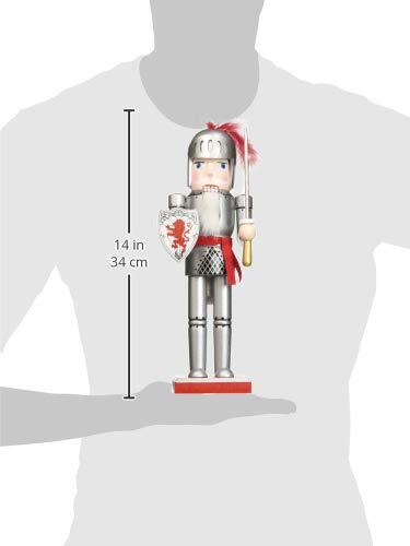 Santa's Workshop 14" Red Lion Knight Nutcracker