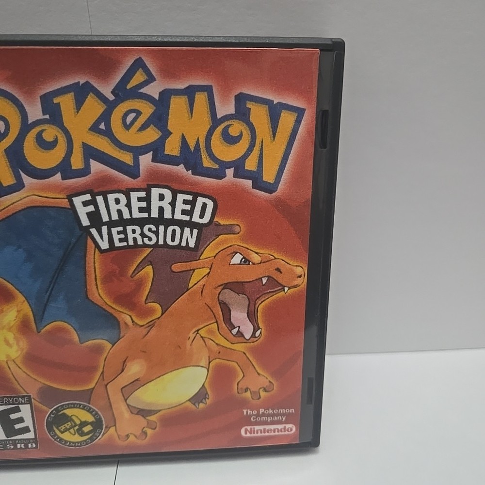 Replacement Case For Pokemon Fire Red Version Nintendo GameBoy Advance