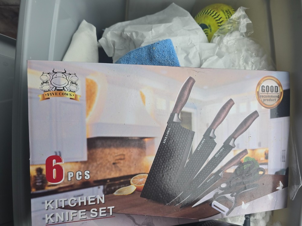 FIVE COWS Kitchen Knife Set 6 Piece Set